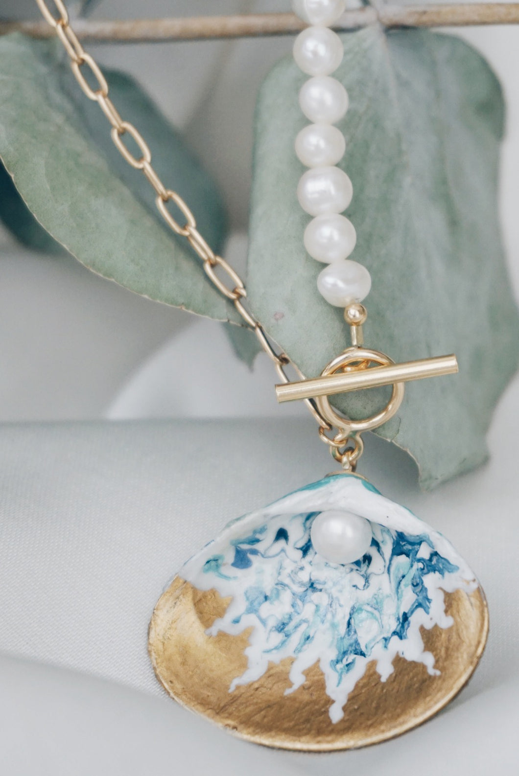 Ibiza seashell necklace