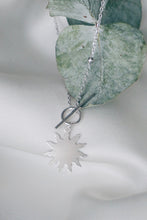 Sun toggle chain necklace