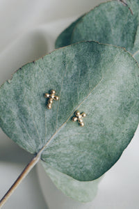 Tiny cross earrings