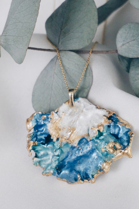 Matera moss chain necklace