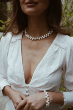 Wheats rice pearl necklace