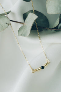 Simple bead chain necklace