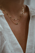 Simple bead chain necklace