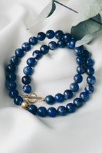 Lapis lazuli bead necklace