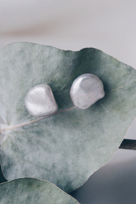 Small petal earrings