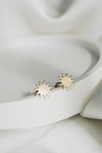 Sun stud earrings