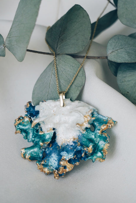 Palma moss chain necklace