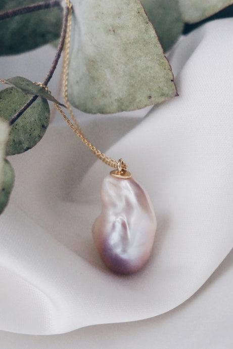 Edison baroque pearl necklace