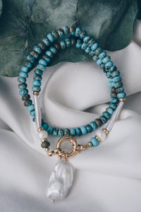 Paros baroque pearl necklace