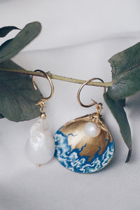Amalfi seasnail earrings