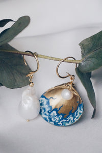 Amalfi seasnail earrings