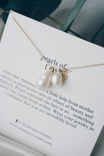 Chloe pearl chain necklace