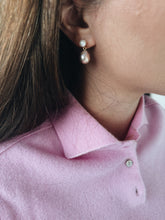 Edison double pearl earrings