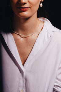 Akoya pearl necklace