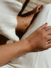Colorful chain ankle bracelet