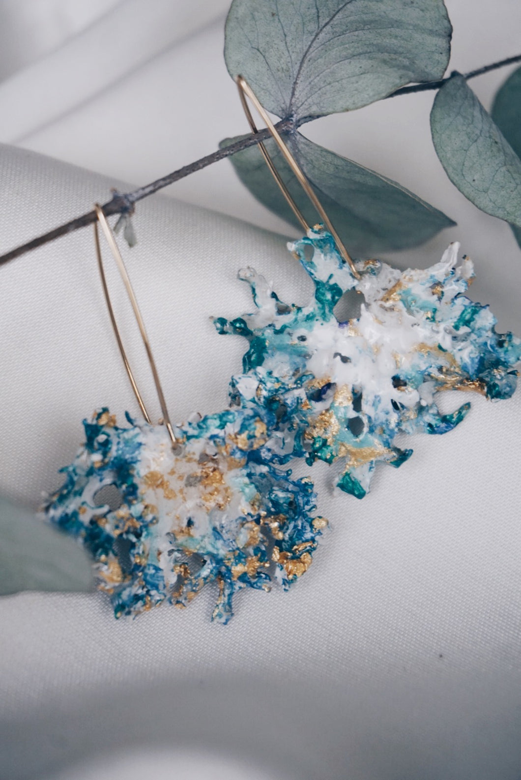 Ayana moss earrings
