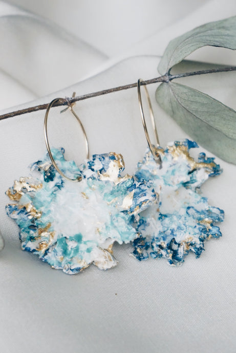Creta moss earrings