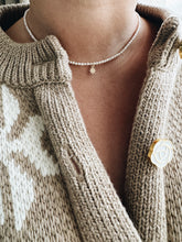 Tiny sun pearl necklace