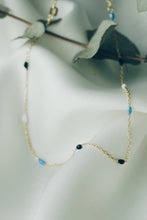 Colorful chain ankle bracelet
