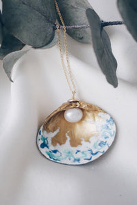 Rene seashell chain necklace