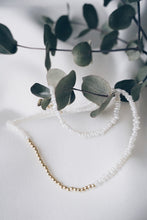 Tiny pearl bead necklace