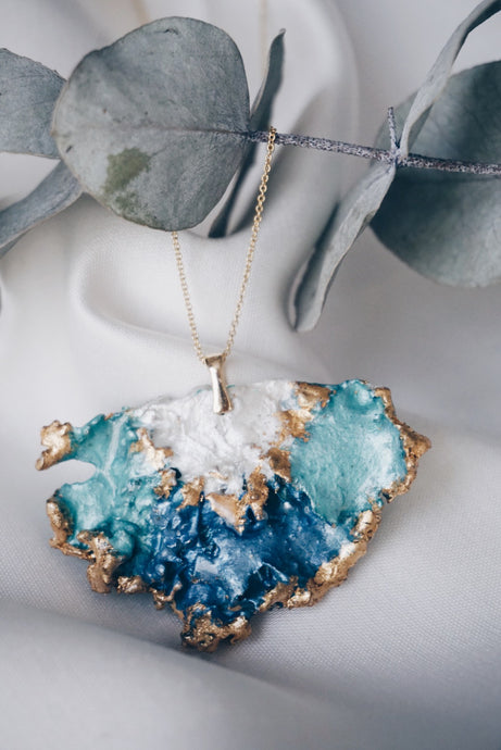 Palma moss chain necklace