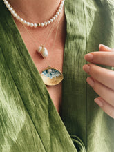 Chloe pearl chain necklace