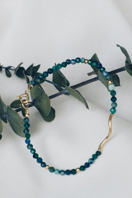 Nappy azurite bracelet