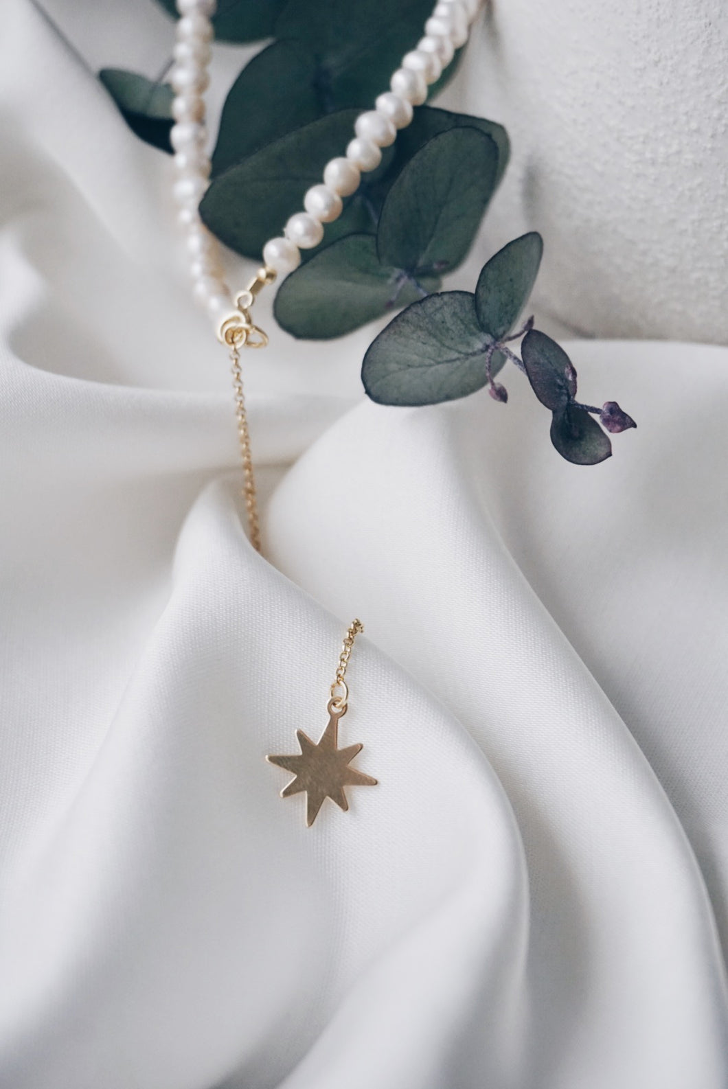 Summer star pearl necklace