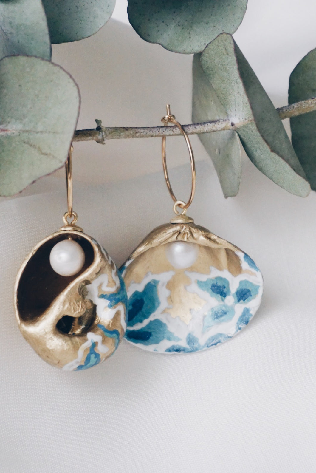 Linda seashell earrings