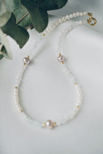 Boho pearl stone ankle bracelet