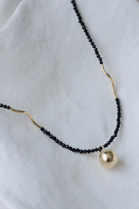 Nappy spinel necklace