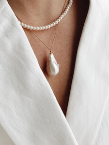 Petite pearl necklace