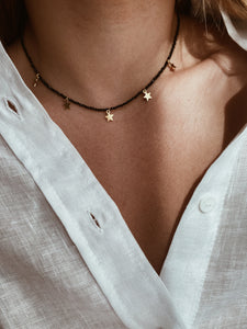 Star spinel necklace
