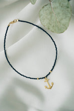 Anchor spinel ankle bracelet