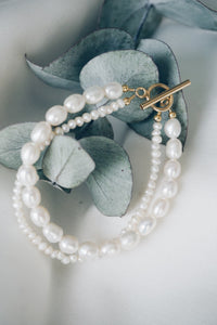 Double pearl bracelet