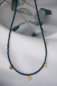 Star spinel necklace