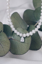 Elleme stone pearl necklace
