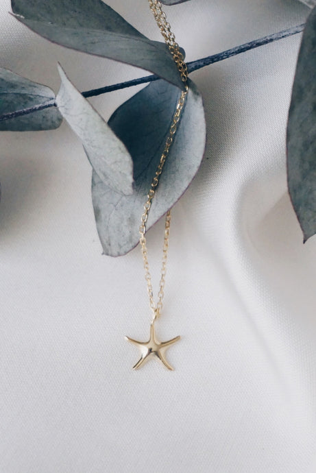 Small starfish necklace