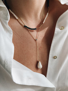 Alaia pearl necklace