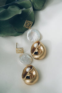 Paris sea earrings