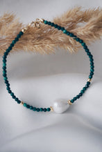 Malachite pearl bracelet