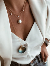 Turquoise seashell necklace