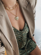 Chiara gold heart necklace