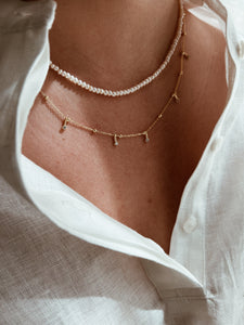 Special mini pearl necklace
