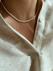 Special mini pearl necklace